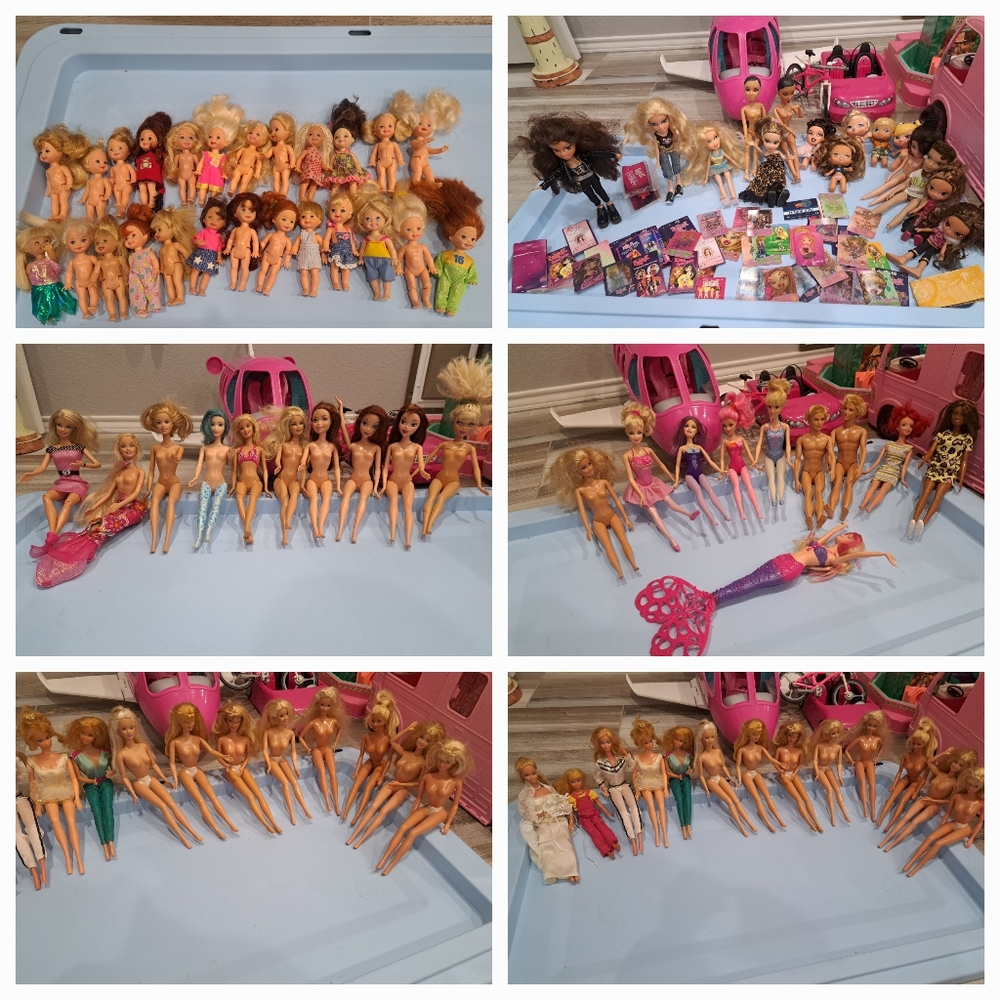 BARBIE & KEN GIANT VINTAGE COLLECTION OVER 300 PIECES